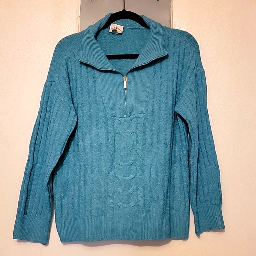 St Johns Bay Sweatshirt Color Aqua Blue